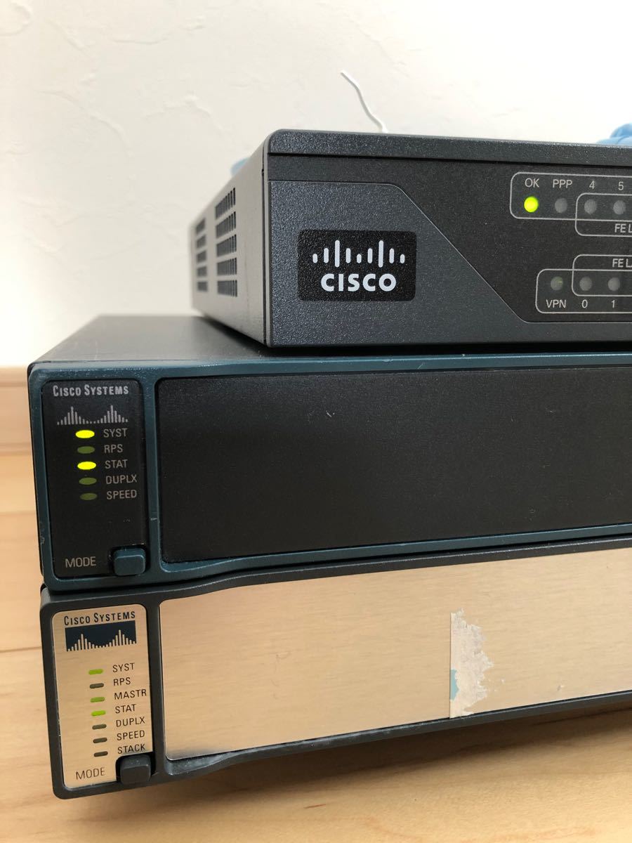 【CCNA、CCNP】Cisco ルータ、L3スイッチ、L2スイッチ色々セット