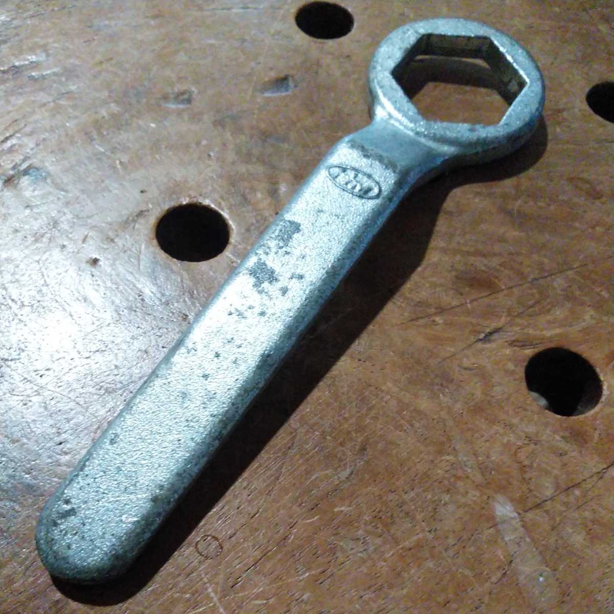  Honda loaded tool maintenance for tool glasses wrench size 23mm. old Logo HM HONDA total length 133.4mm approximately 9.6mm. offset back surface - RK B very popular!