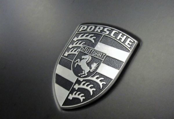 ポルシェ純正 PORSCHE クレスト エンブレム Black & Silver 356 911 