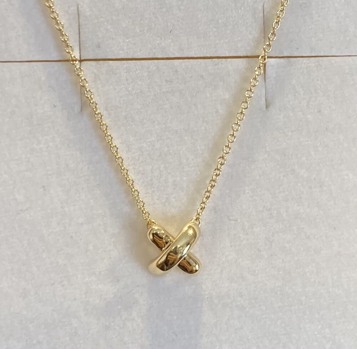 新品 正規品 ティファニー tiffany&co ネックレス キス クロス