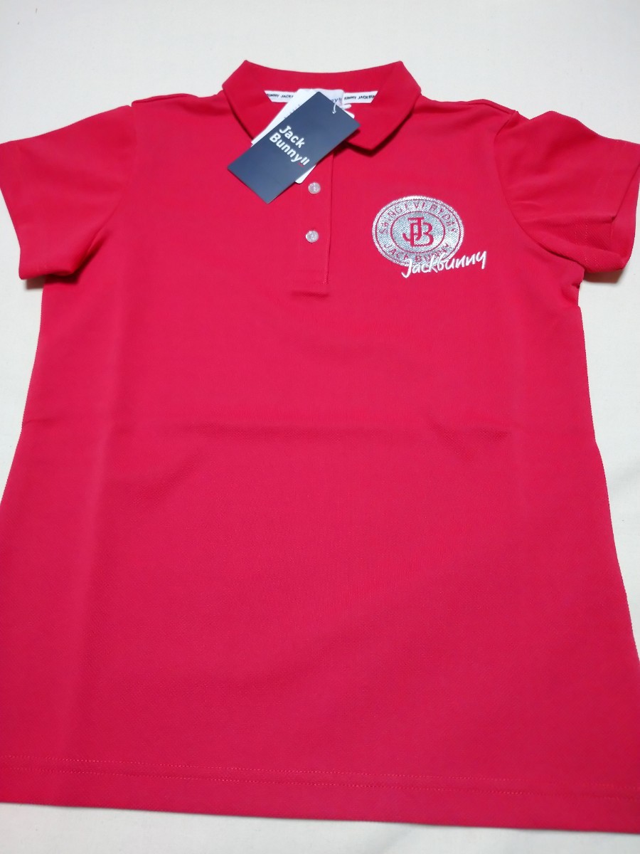 高い素材 レッド ポロシャツ ジャックバニー 0サイズS 赤 ゴルフ 新品 レディース - シャツ - reachahand.org
