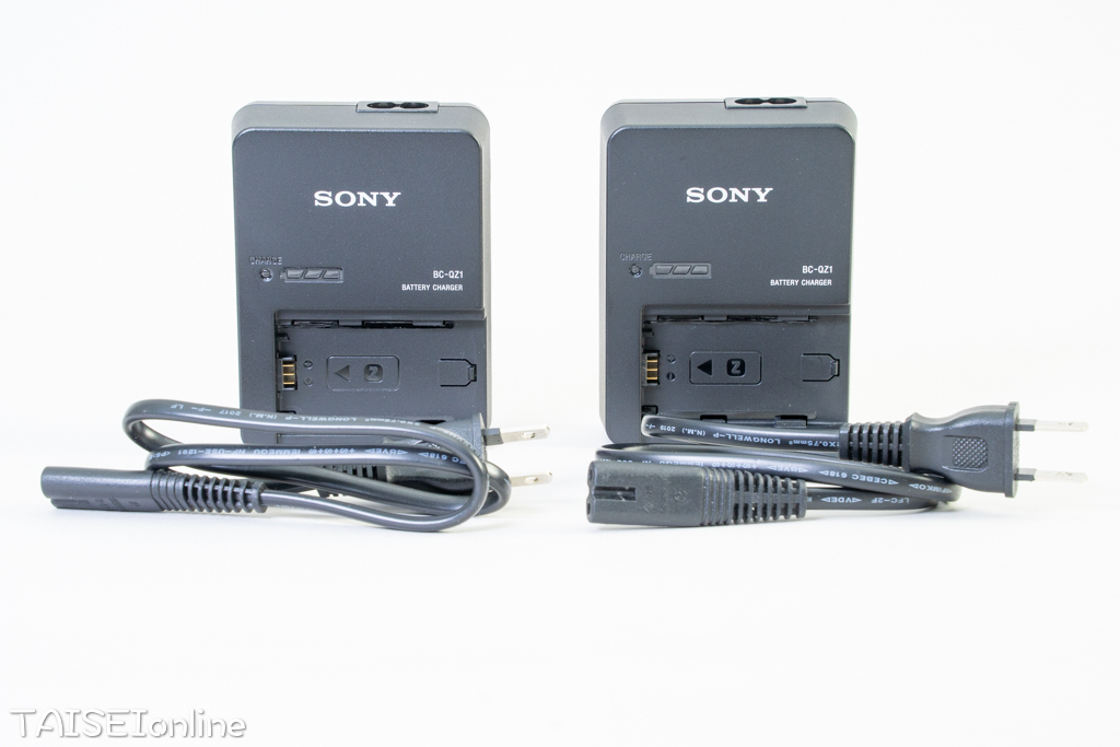 割引価格 バッテリーチャージャー SONY BC-QZ1 2個セット 未使用品 21120803 プロ用、業務用