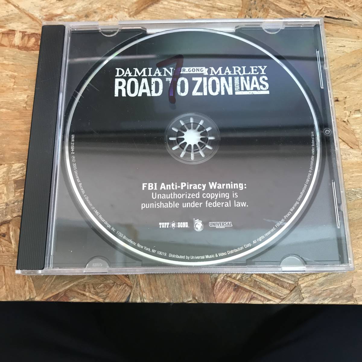 ● HIPHOP,R&B DAMIAN JR.GONG MARLEY - ROAD TO ZION FEAT NAS INST,シングル,RARE CD 中古品_画像1