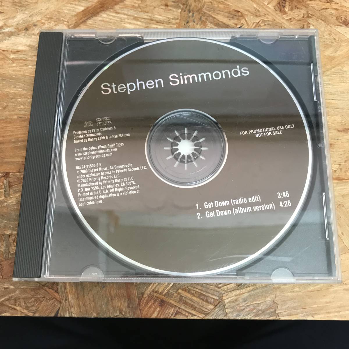 ● HIPHOP,R&B STEPHEN SIMMONDS - GET DOWN シングル,RARE,INDIE CD 中古品_画像1