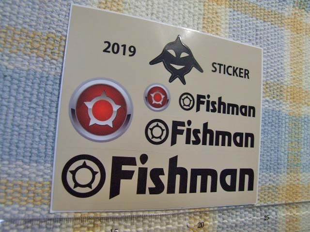 Fishman/ Fishman /2019/ seat / sticker / seal * Yahoo! shopping store / rare thing association *. beautiful . also large amount exhibiting!