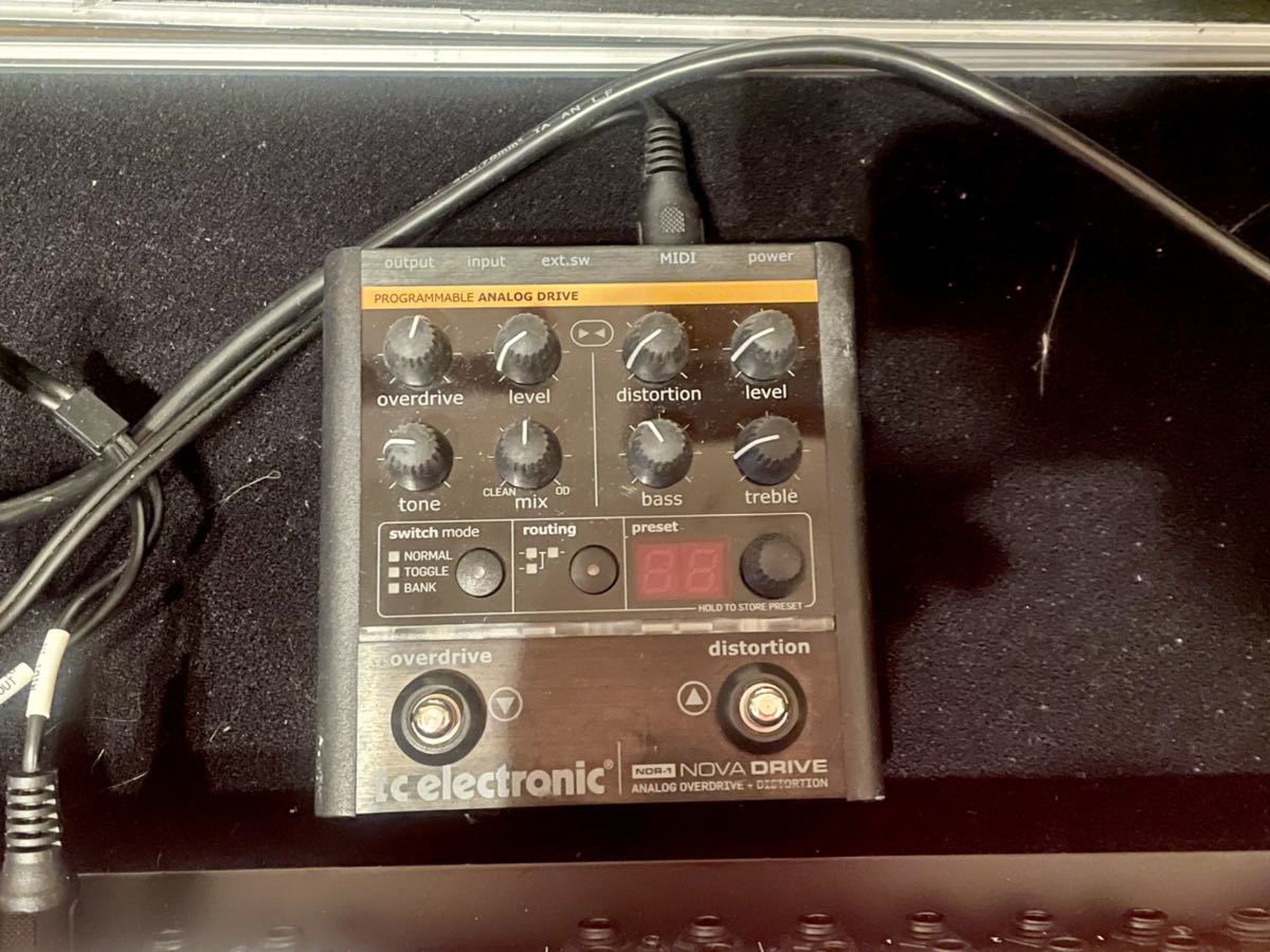 TC electronics G-SYSTEM Nova Drive付 ハードケース 完動品 貴重