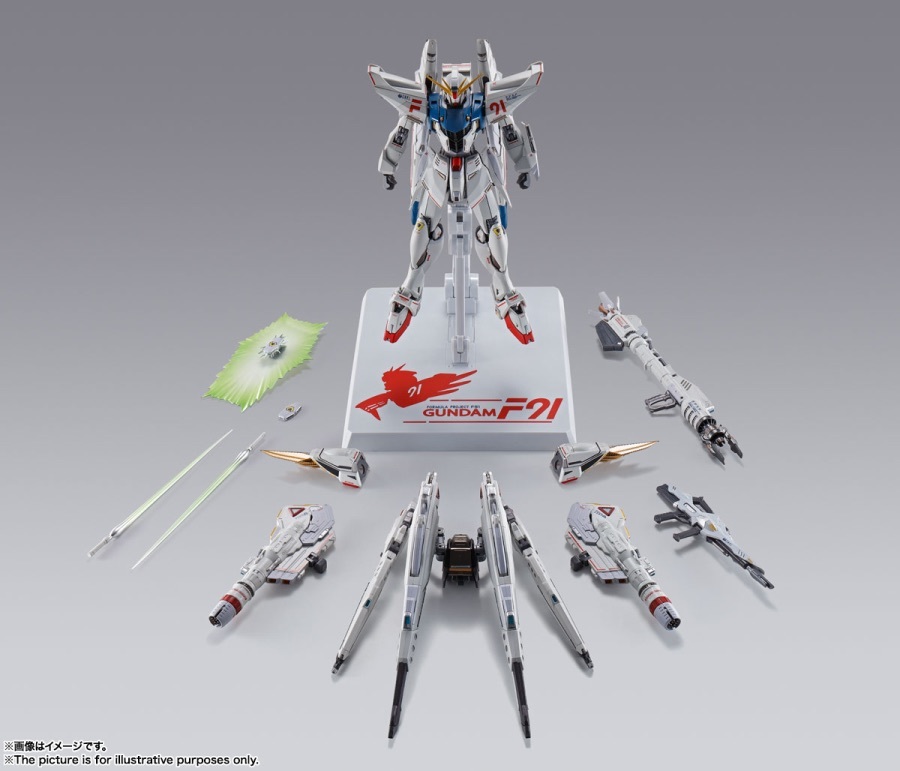 新品未開封 METAL BUILD 機動戦士ガンダム F91 CHRONICLE WHITE Ver
