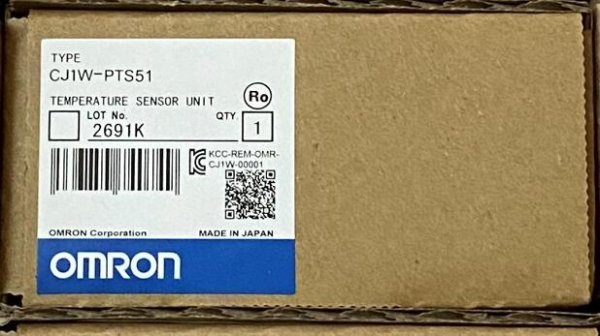 新品 OMRON オムロン 温度センサユニットCJ1W-PTS51 保証