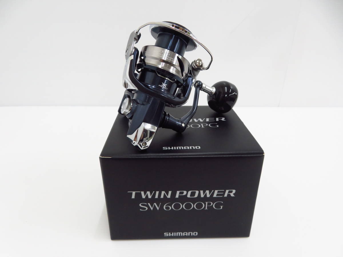 tu52) Shimano 21 TWINPOWER SW 6000PG ツインパワー スピニングリール シマノ