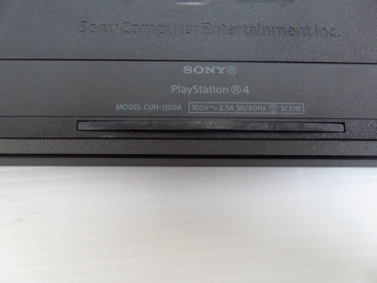 【在庫処分大特価!!】 美品!!【PS4本体】CUH-1100A 500GB (ジェットブラック) - 家庭用ゲーム本体