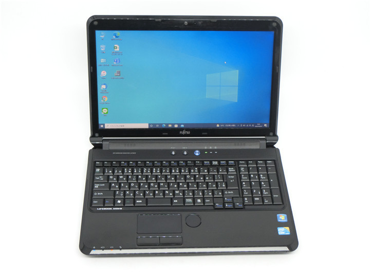カメラ内蔵/中古/15.6型/ノートPC/Windows10/爆速新品SSD256/4GB/i5-M560/FMV AH550/5B 新品無線マウス MSoffice2021ProPlus搭載