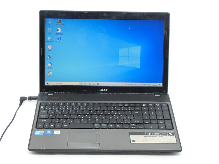 カメラ内蔵/中古/15.6型/ノートPC/Windows10/爆速新品SSD120GB/4GB/i3-M330/ACER　5741　新品無線マウス　office2021ProPlus搭載_画像1