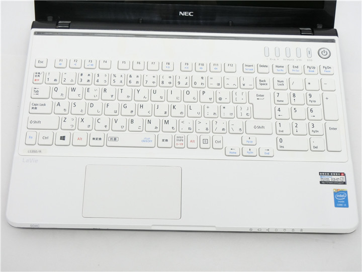 NEC　LS350/R　　4世代i3　ノートPCパソコン　ジャンク品_画像2