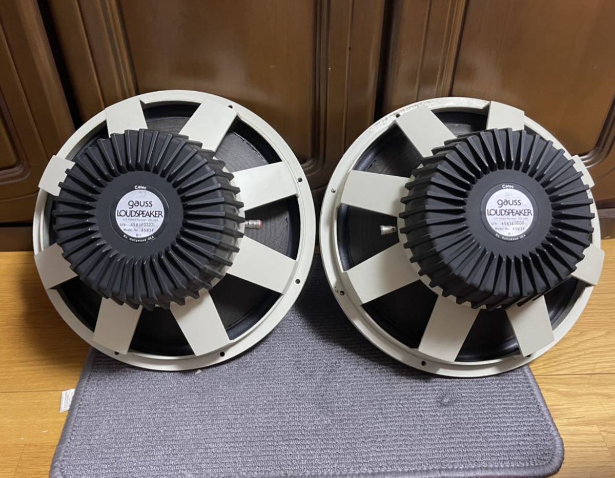GAUSS LOUD SPEAKER 38cmウーハー:4583F スピーカーユニット GAUSS LOUD SPEAKER 38cmウーハー:4583F スピーカーユニット