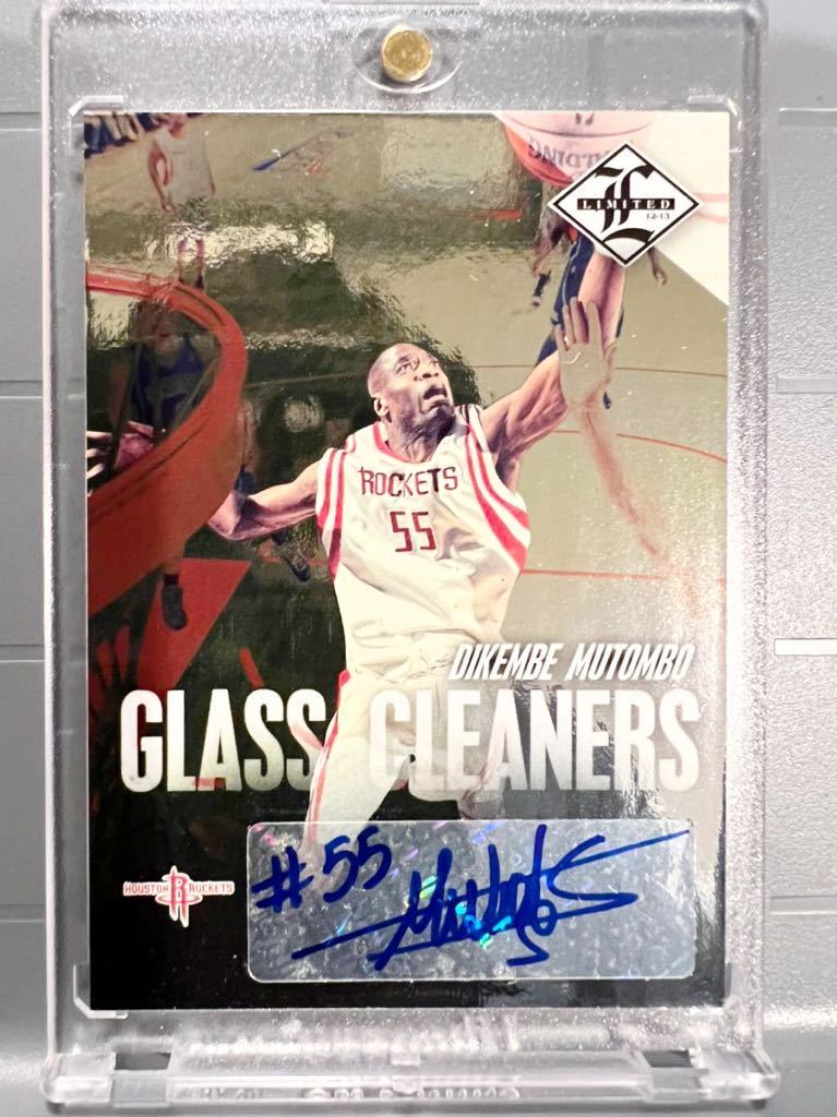 Rockets /99 Auto 12 Panini Dikembe Mutombo ディケンベ・ムトンボ