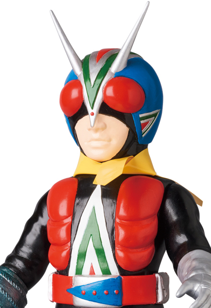 メディコム・トイ×東映レトロソフビ☆ライダーマンロープアーム 仮面