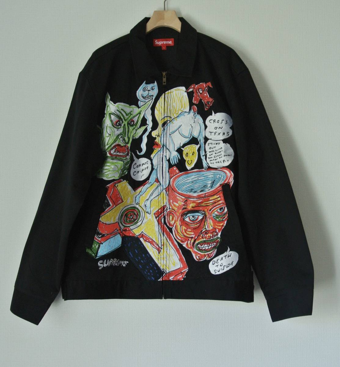 Supreme Daniel Johnston Embroidered Work Jacket 20SS シュプリーム ダニエルジョンストン ワークジャケット