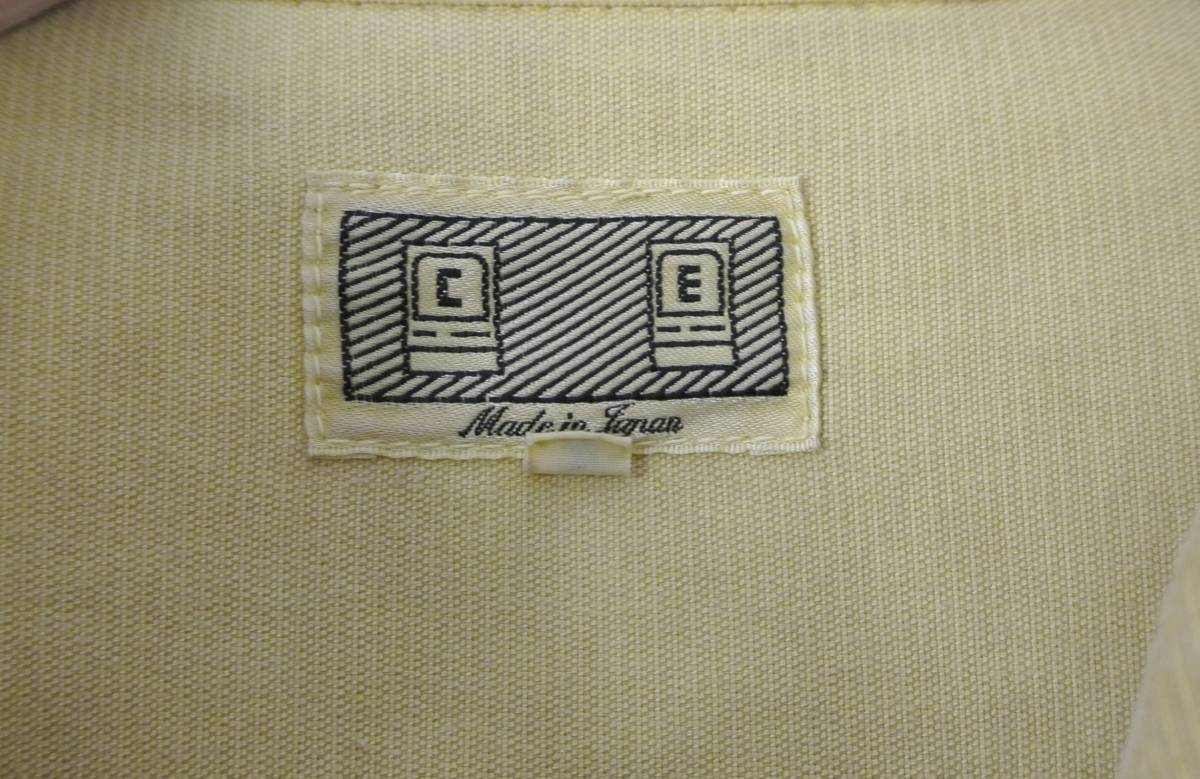 シーイー C.E 19SS 日本製 CORDUROY ZIP SHIRT JACKET コーデュロイ