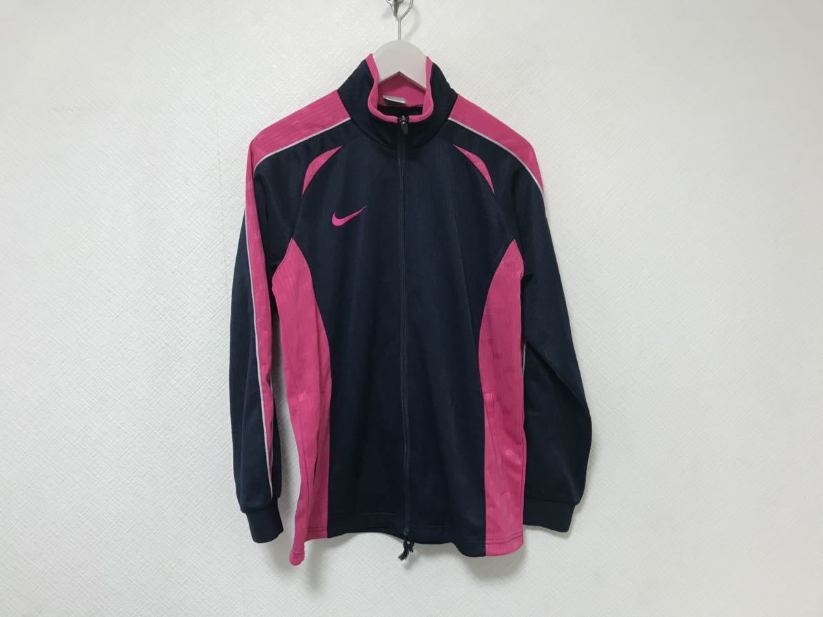  genuine article Nike NIKE jersey jacket men's navy blue navy pink pattern sport wear truck top S