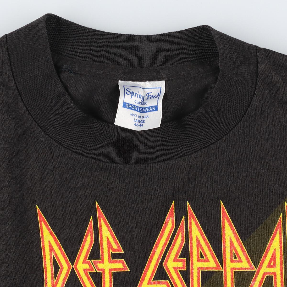 古着 80年代 Spring Ford DEF LEPPARD デフレパード Hysteria Tour