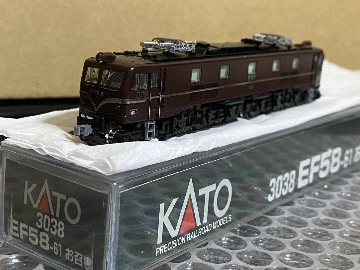 数量限定】 KATO 3038 EF58 61 お招機 日章旗付き 最新ロット 鉄道模型