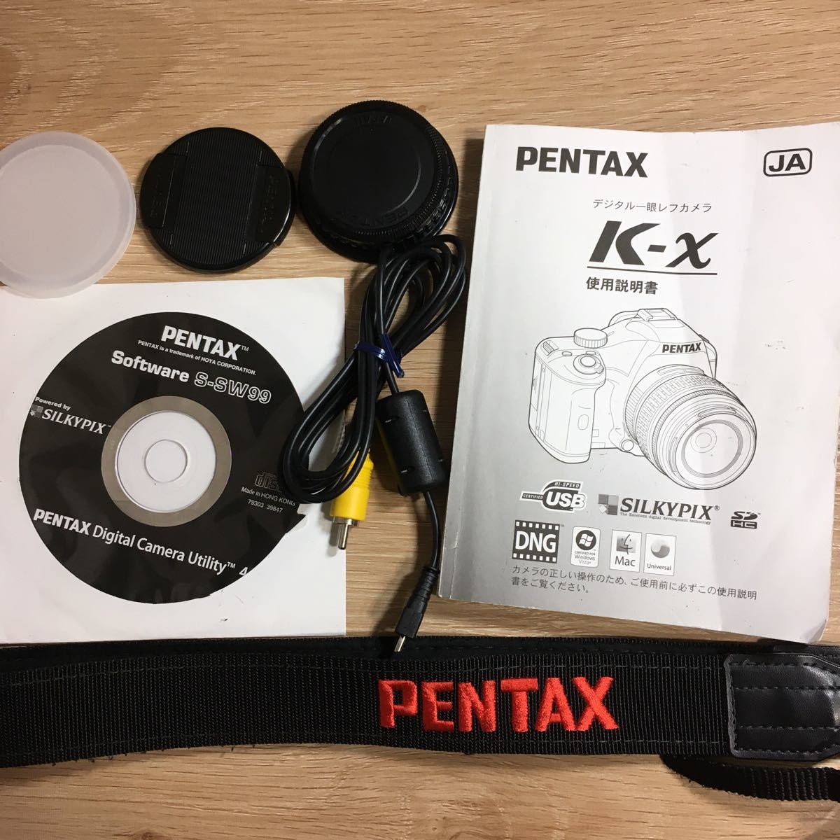 高知インター店】 デジタル一眼レフカメラ PENTAX K-x ジャンク品扱い 品数豊富! PENTAX ジャンク品 WHITE Wズームキット K-X デジタルカメラ