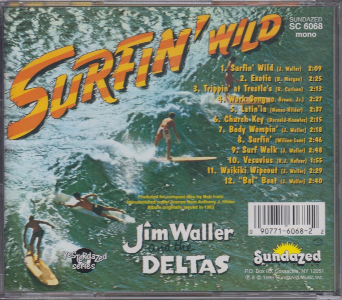 Jim Waller And The Deltas ジム・ウォラー ＆　ザ・デルタズ /　Surfin' Wild　 ★中古輸入盤　/210707_画像2