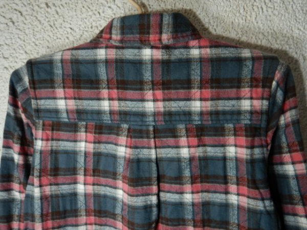 to5153 BEAMS HEART Beams Heart long sleeve check shirt flannel shirt One-piece tunic thick . popular 