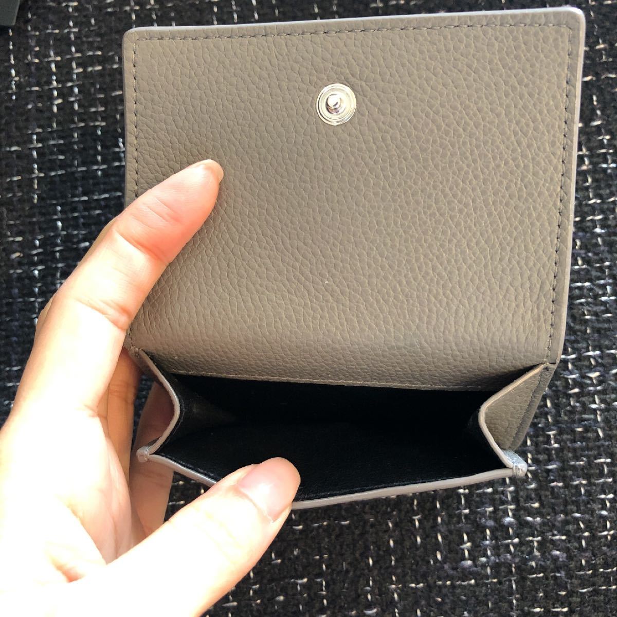 ☆美品☆SAINT LAURENT PARIS ミニ財布 グレー ccorca.org