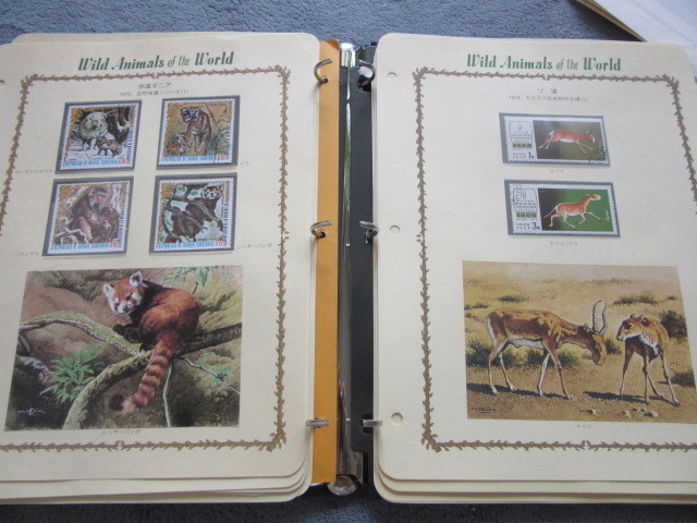 「Wild Animals of the World Stamp Collection」世界の野生動物切手コレクション約53リーフ　大型バインダー収納№1068_画像10