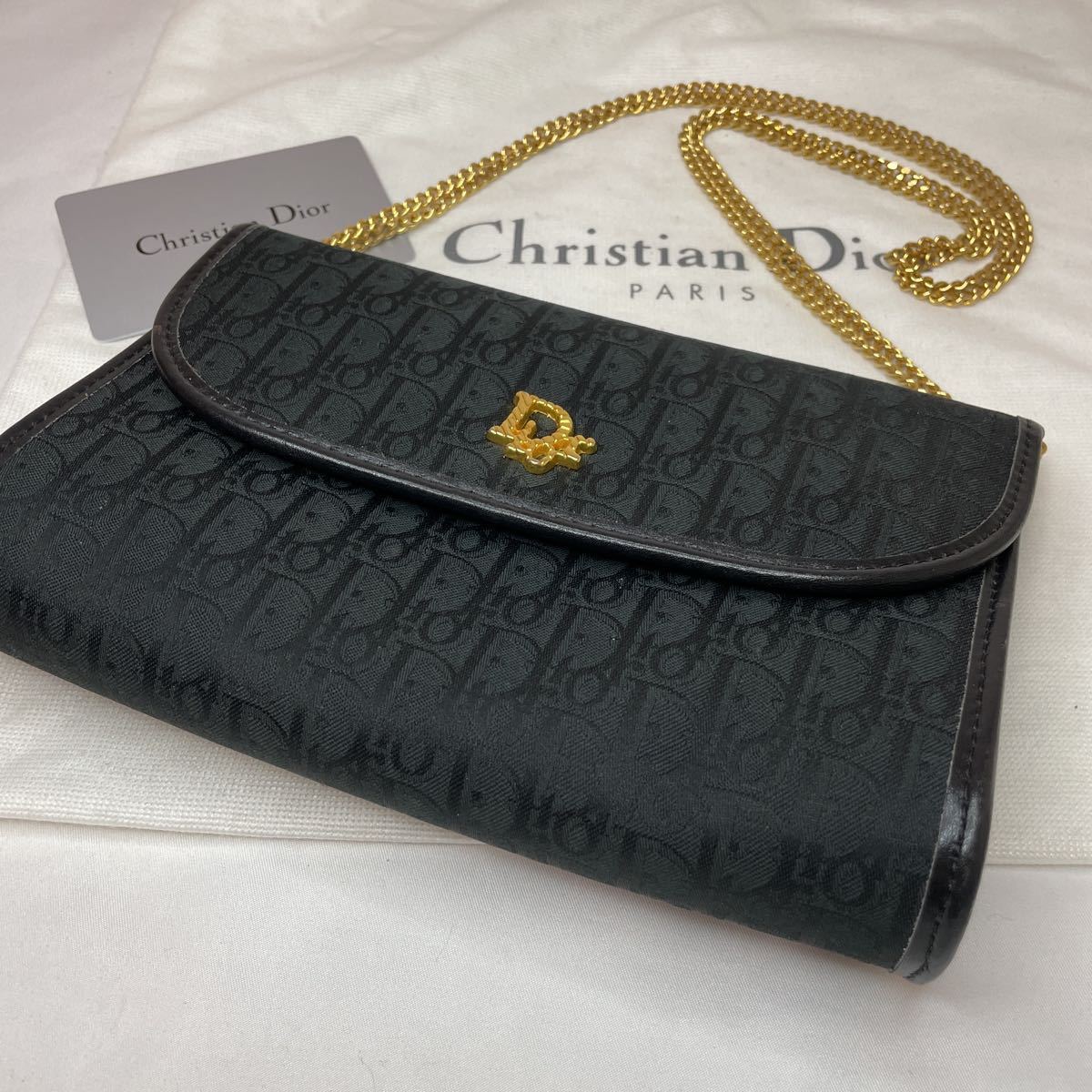 1円 ほぼ未使用 Christian Dior クリスチャン ディオール トロッター