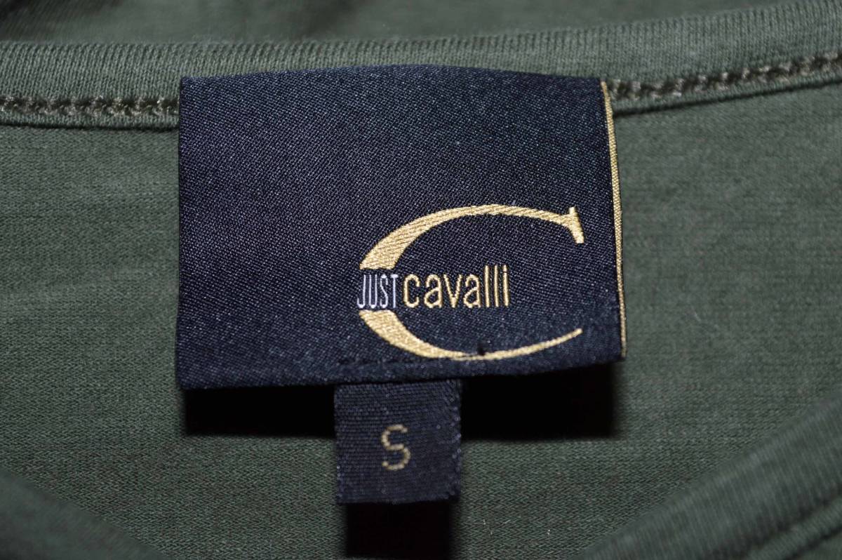 ＪＵＳＴ　ｃａｖａｌｌｉ　ｒｏｂｅｒｔａ　ロベルタカバリ・長袖Ｔシャツ　イタリア製　サイズ：Ｓ（中古）_画像3