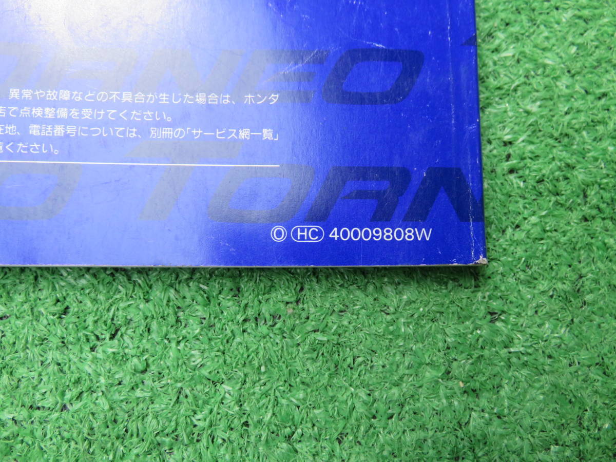  Honda CF3 CF4 CF5 Torneo SiR инструкция по эксплуатации 1998 год 8 месяц эпоха Heisei 10 год руководство пользователя 