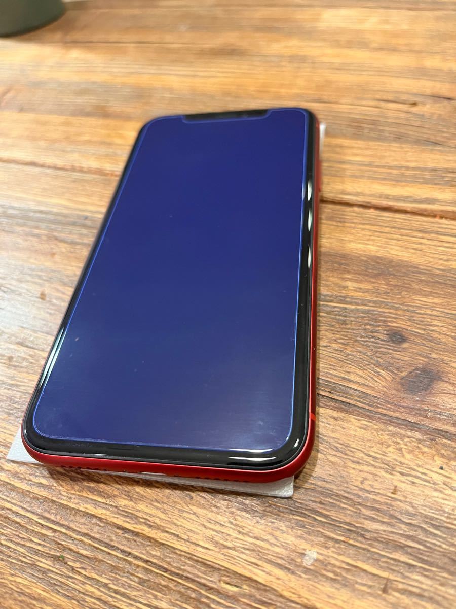 iPhone XR 128GB 美品 iFaceケース付き SIMフリー(¥25,000
