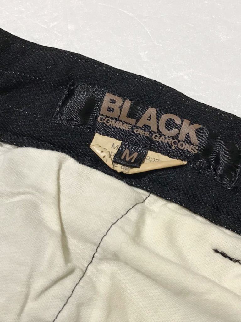 BLACK COMME des GARCONS ピンストライプ クロップド パンツ M 定価
