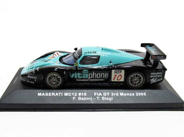 A★ ixo 1/43 ★ Maserati MC12 ★ マセラティ MC12 #10 FIA-GT 2005 モンツァ_サンプル画像