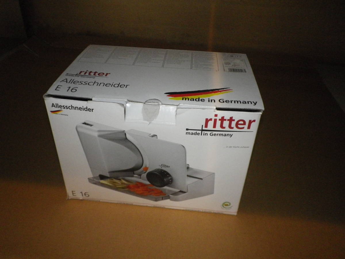 Ritter社 電動スライサー E16 Ritter社 リッター社 電動スライサー 替え刃