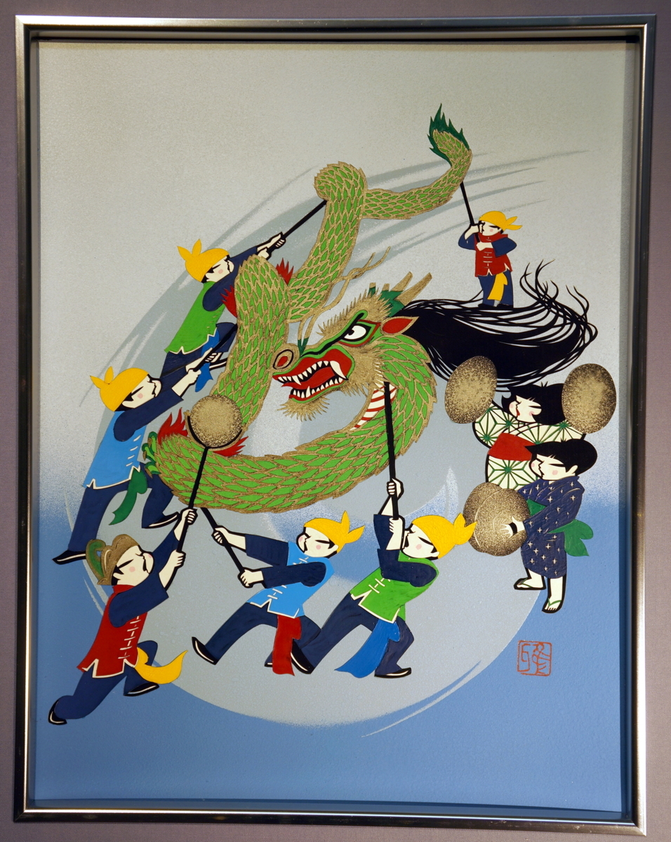直営店 宮田雅之 切り絵作家 源氏物語 谷崎潤一郎生誕記念百年を記念し