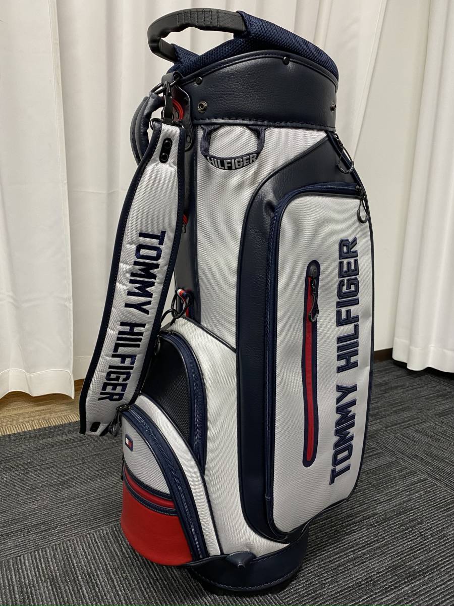 美品 TOMMY HILFIGER GOLF トミーヒルフィガー ゴルフ キャディバッグ