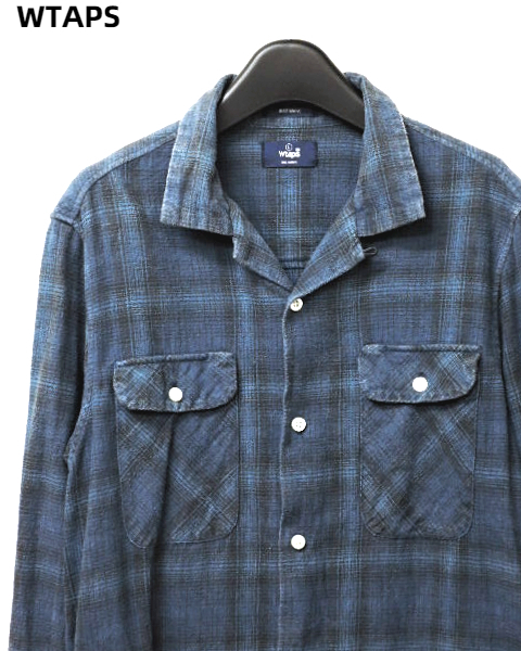 L【WTAPS ROKUDENASHI VATOS L/S WORK SHIRT Shirt 102GWDT-SHM01 ダブルタップス シャツ バトス ワーク チェックシャツ】_画像1