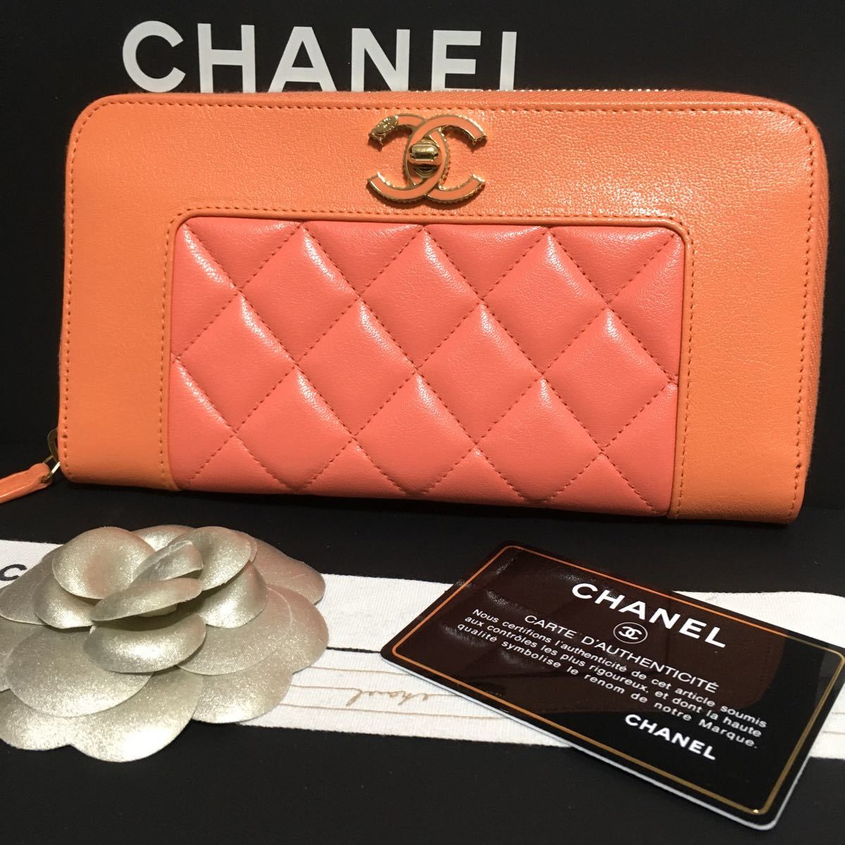 にターンロ CHANEL 長財布 30番台 正規品の通販 by COCO☆|シャネル