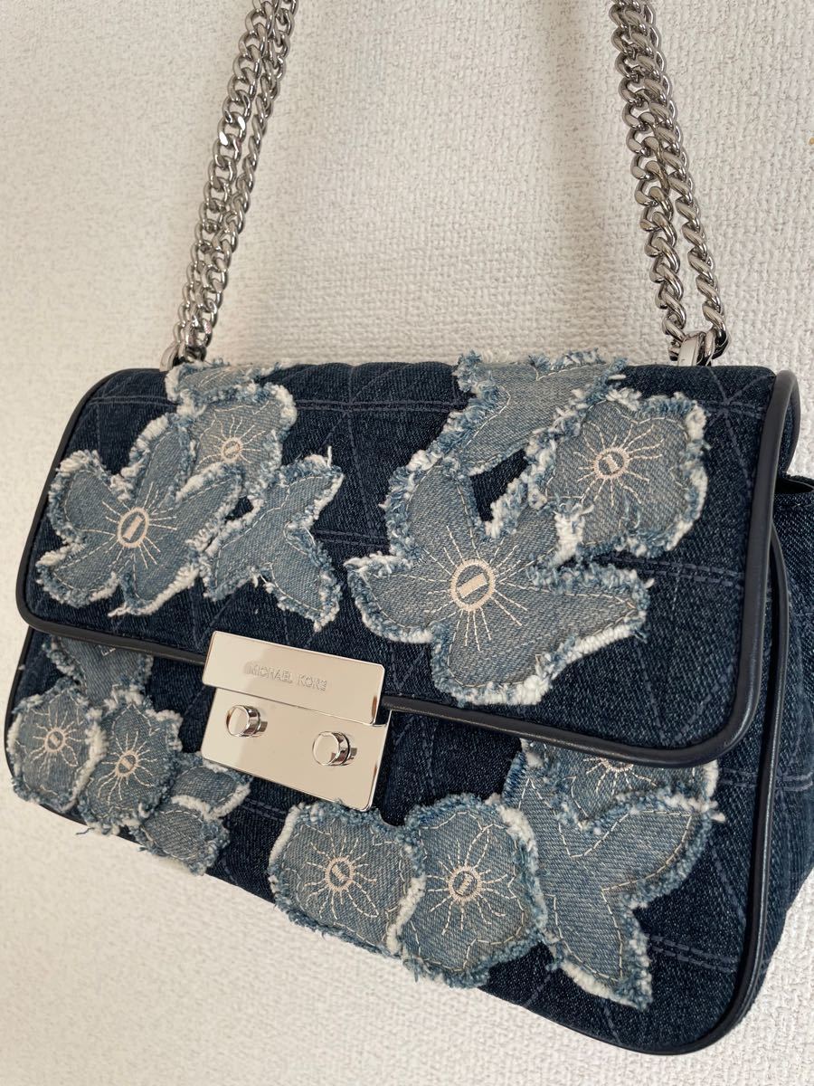 マイケルコース 美品 デニムショルダーバッグ(¥10,500