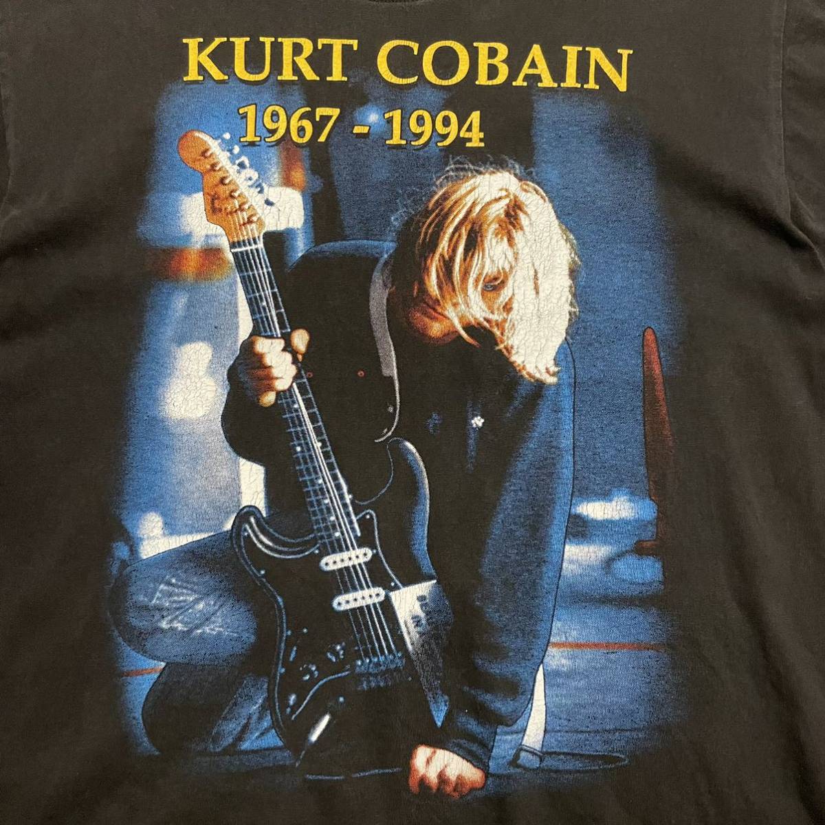 大人気新品 ヴィンテージ Cobain Kurt NIRVANA 90's 希少 追悼 UTERO 