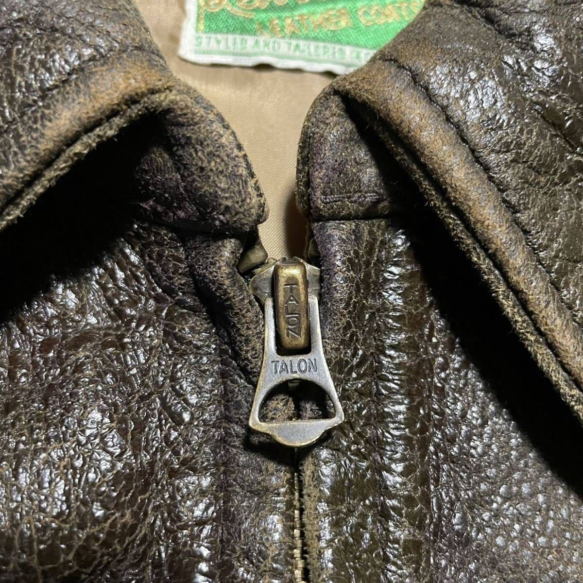 希少 ジョニーデップ着用 LEVI'S VINTAGE CLOTHING 1930's Menlo Leather Jacket イタリア製 レザー ジャケット ライダース リーバイス LVC