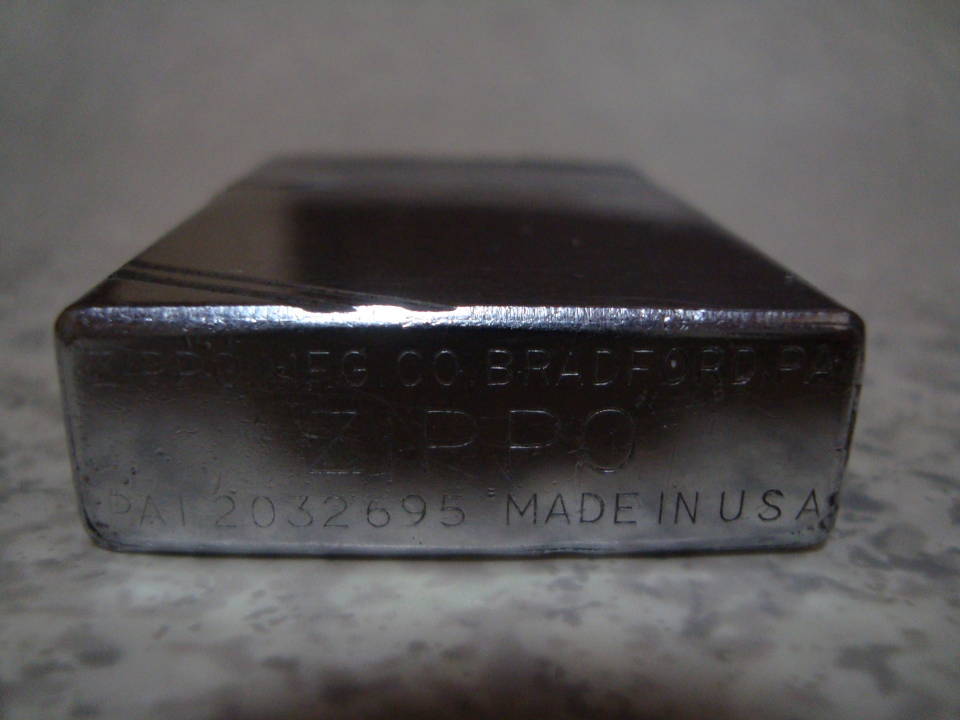 ZIPPO スクエアモデル 1936~37年製 4バレル ピストン 希少カム