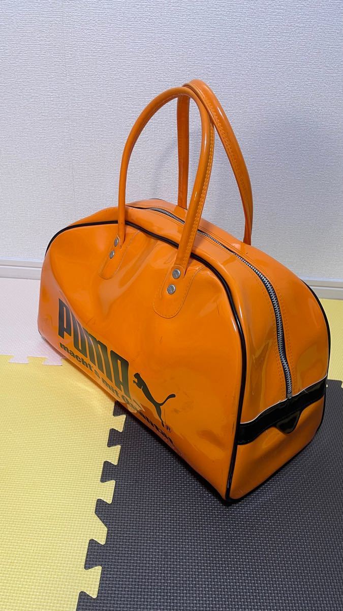 希少】PUMA スポーツバッグ オレンジ エナメル|Yahoo!フリマ 希少】PUMA スポーツバッグ オレンジ エナメル|Yahoo!フリマ