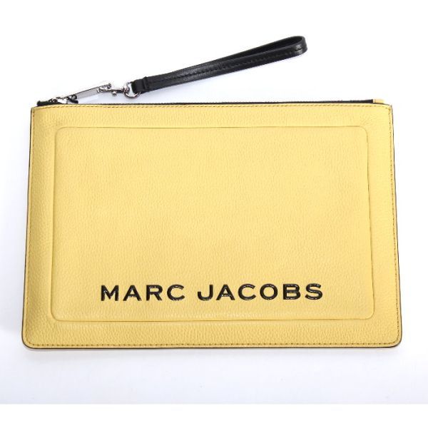 【CU】MARC JACOBS マークジェイコブス クラッチバッグ M0015429 327 イエローポーチ セカンドバッグ 【新品・未使用・正規品】_画像1