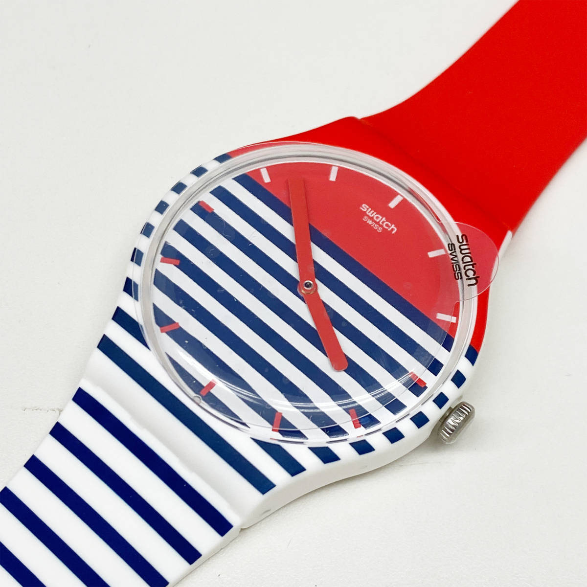 SWATCH スウォッチ　MAGLIETTA SUOW140　スイス製　腕時計　クウォーツ　41mm　未使用・長期保管品 6792円