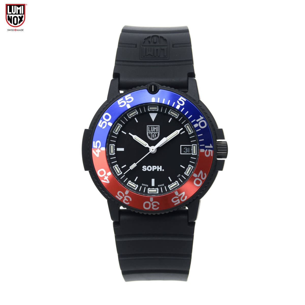 お買得限定品☆夏売れ筋 美品 SOPHNET. Luminox 3001 SOPH. 200本限定