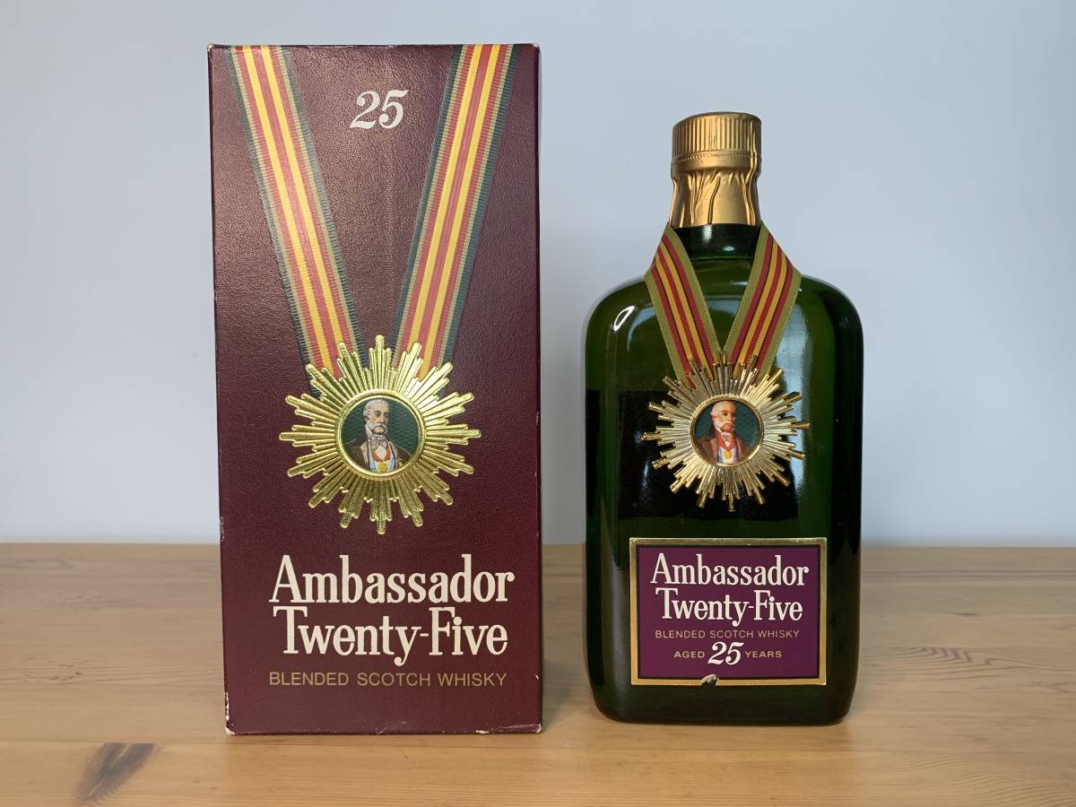 未開栓】Ambassador 25 Years Scotch Whisky 箱付き レア